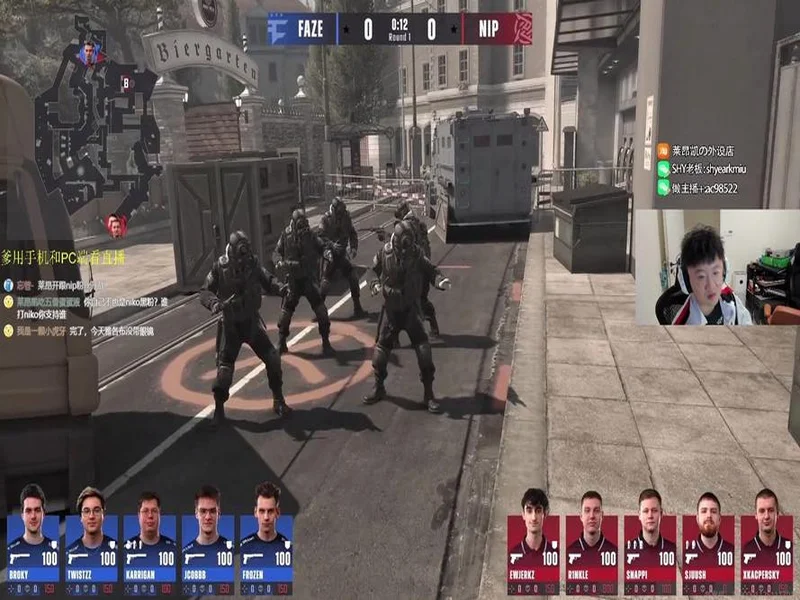 布达佩斯Major第一阶段:难掩颓势!FaZe 8-13 NIP